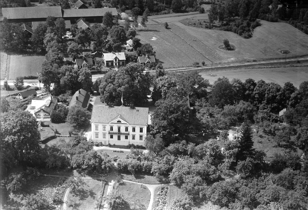 Borgs Herrgård — flygbild från 1936